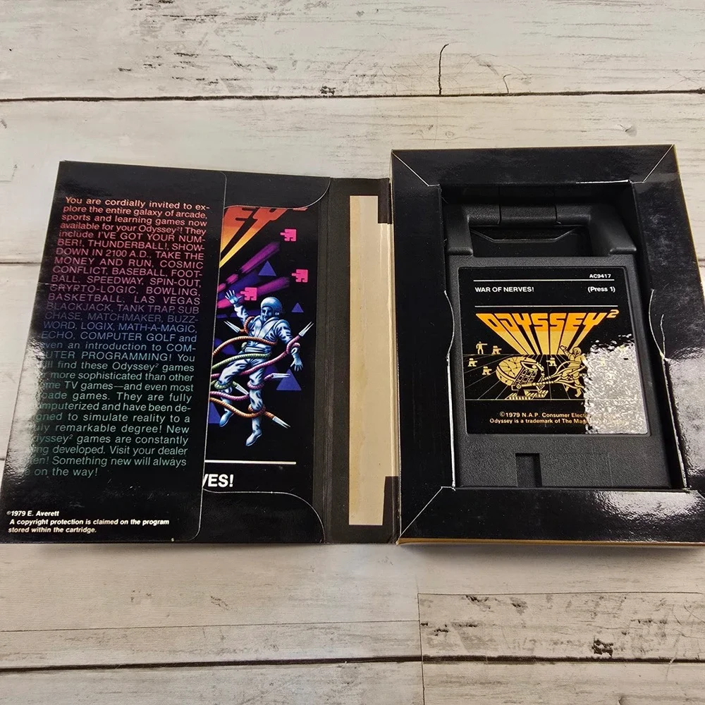 Magnavox Odyssey 2 War of Nerves Video Game CIB 1979 Vintage AC9417 Strategy